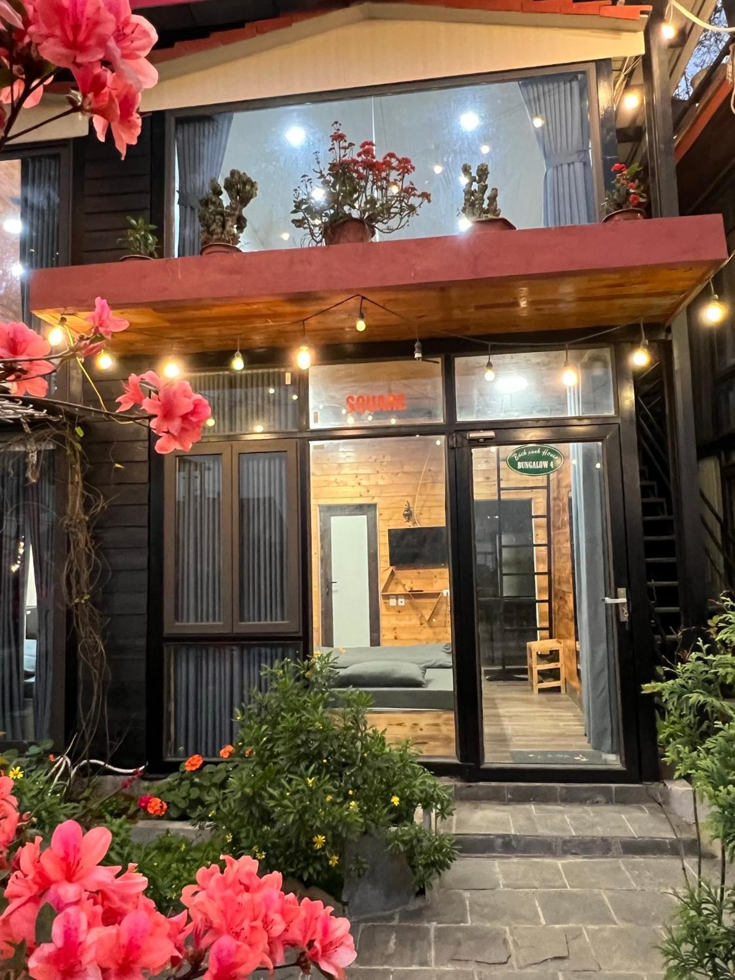 Bach Xanh House. Triangle Bungalow Tam Ðảo المظهر الخارجي الصورة